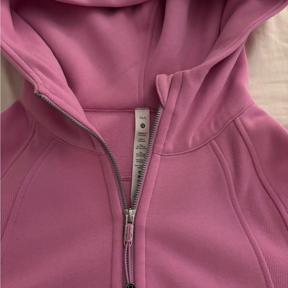 Lululemon Pink Half-Zip Hoodie - Picture 2 of 2